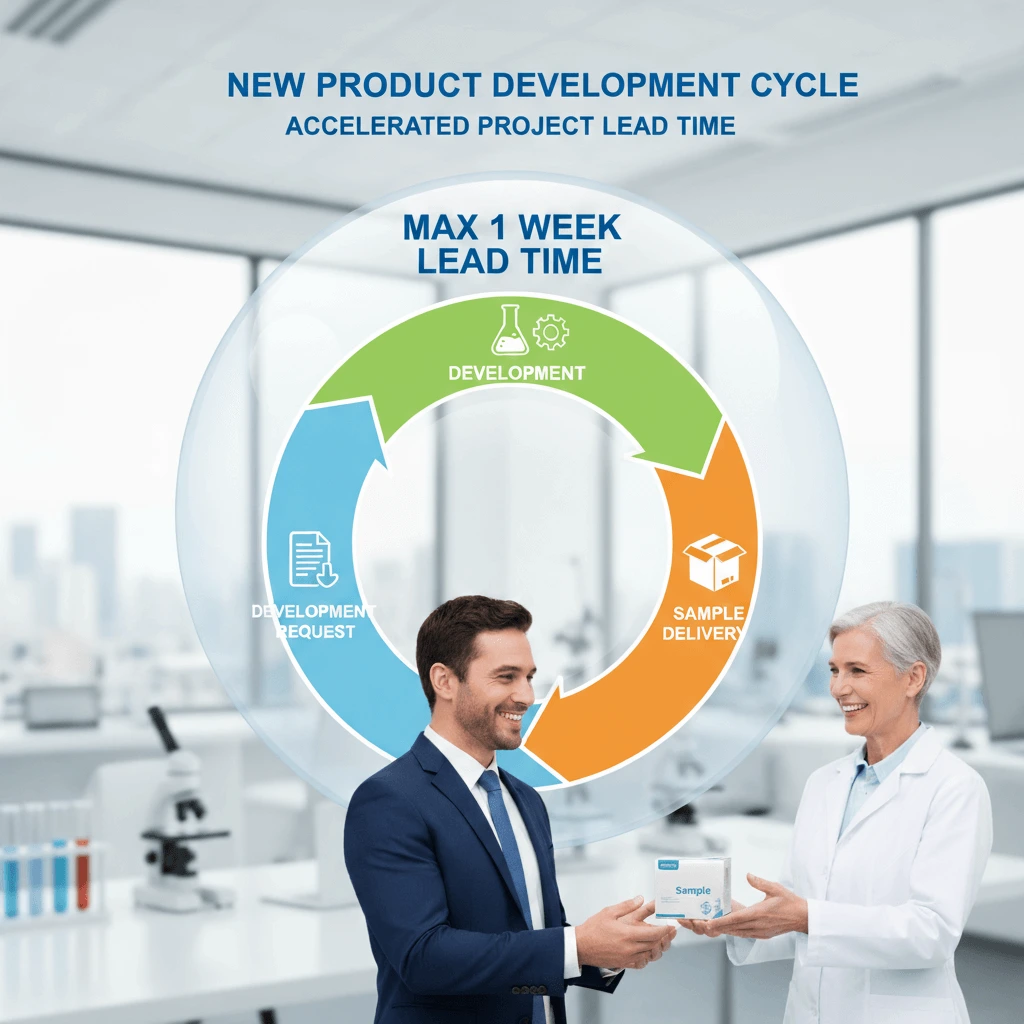 Accelerated 7-day lead time for pharmaceutical coating samples